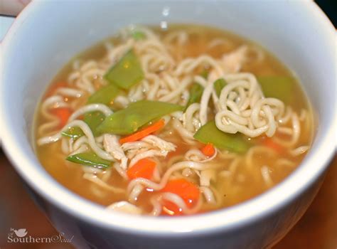 A Southern Soul Ramen Noodle Soup