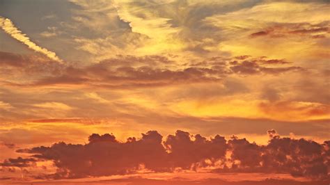 무료 이미지 자연 수평선 구름 해돋이 일몰 대초원 햇빛 새벽 분위기 어스름 주황색 빨간 적운 낭만적