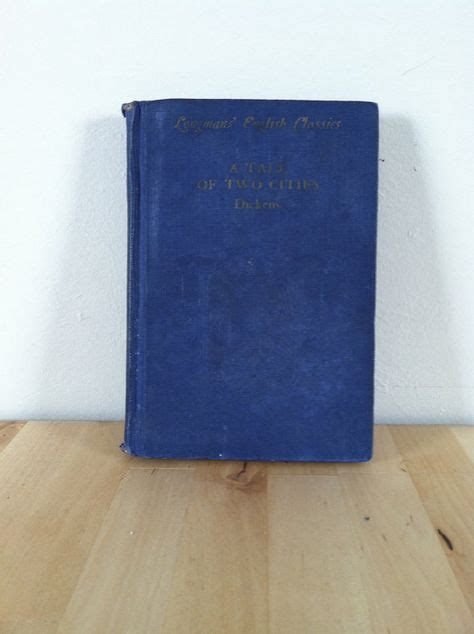 A Tale Of Two Cities By Charles Dickens 1930s Vintage English Classic Story 30s Antique Blue