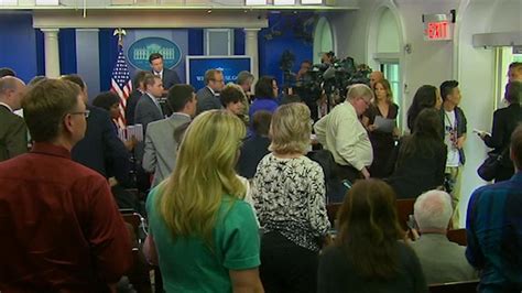 White House Briefing Room Evacuated