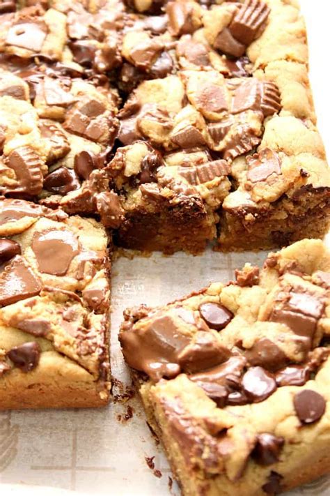 Peanut Butter Chocolate Reeses Bars Recipe Crunchy