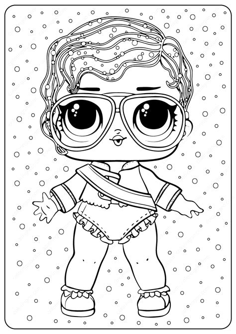 90 Omg Doll Colouring Pages Haensche Nimglueck