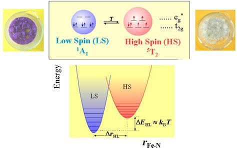 Spin State Switching In Iron Coordination Compounds