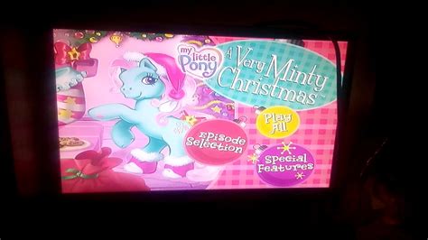 My Little Pony A Very Minty Christmas 2005 Dvd Menu Walkthrough Youtube