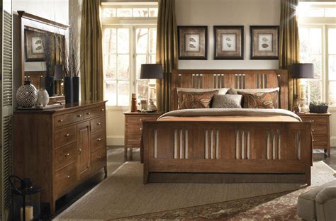 All wood bedrooms, cabinet beds, murphy beds, storage beds, nightstands dressers, chests, and armoires. Kincaid Cherry Park Solid Wood Sleigh Bedroom Set CODE ...