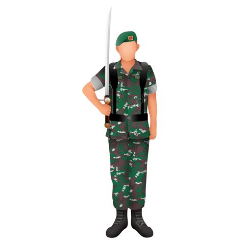 Komandan Tni Membawa Pedang Png Tni Hari Tni Tentara Imagem Png E