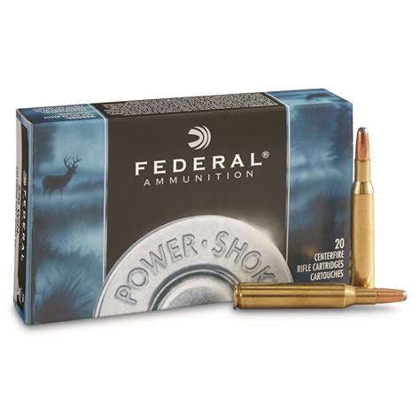 Federal Power Shok 270 Winchester Jsp 150 Grain 20 Rounds 50389