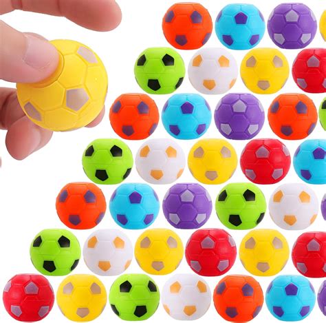 Amazon Com Vyndicca PCS Mini Soccer Ball Toys Rotatable Soccer Finger Stress Balls Soccer