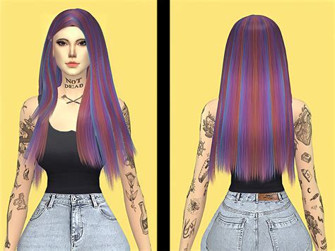 The Sims Resource S Club 202008 Hair Medium Version Mesh Needed