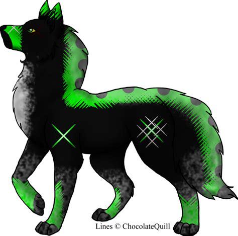 Toxic Wolf Adopt Closed By Tranquilityblue On Deviantart