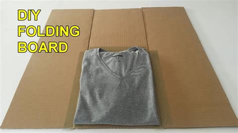 Diy T Shirt Folder How To Make A Flip Folding Board For Clothes From
