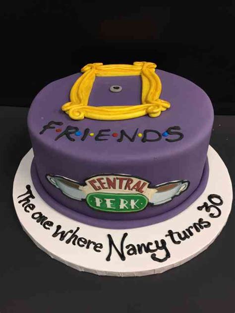 We specialize in surprise cake gifts that bring laughter and smiles. "Friends" themed birthday cake! - le' Bakery Sensual
