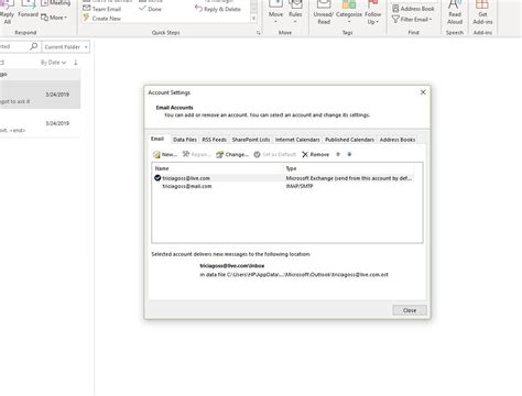 How To Set The Default Account In Outlook