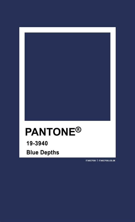 Pantone Color Pantone Blue Depths Pantone Blue Pantone Palette