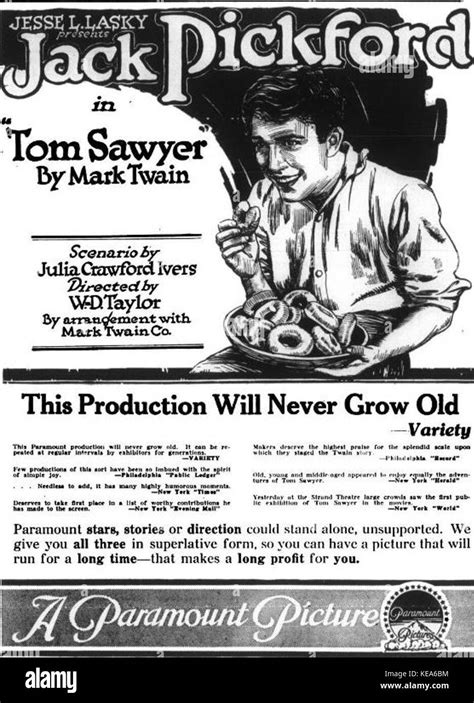 Tom Sawyer 1917 2 Stock Photo Alamy