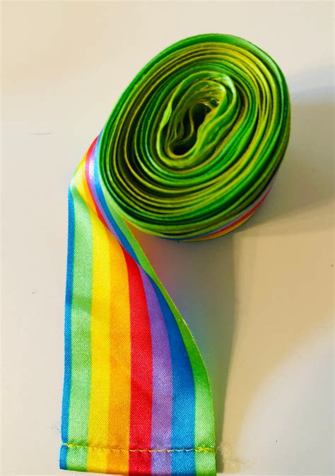 Rainbow Kids Children Color Rhythmic Gymnastics Ribbon 6 M Etsy