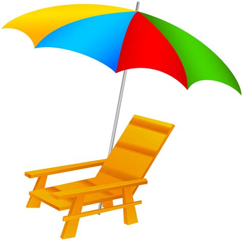Beach Umbrella And Chair Png Clip Art Best Web Clipart
