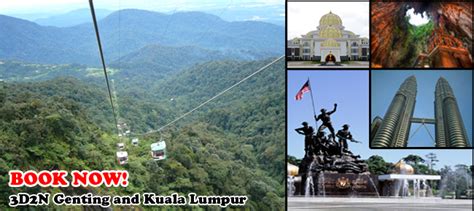 English speaking driver guided tour. 3D2N Genting and Kuala Lumpur | Carefree Bali Holidays