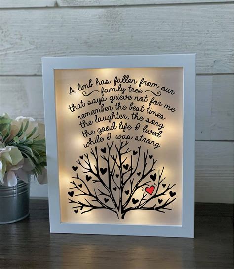 This Lighted Shadowbox Is A Beautiful And Unique Way To Remember Your