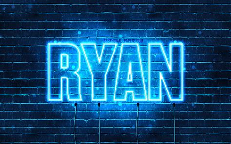 1920x1080px 1080p Free Download Ryan With Names Horizontal Text