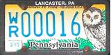 Pictures of River Otter License Plate Pa