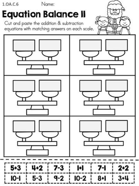 12 Best Images of Subtraction Cut And Paste Worksheets - Cut and Paste