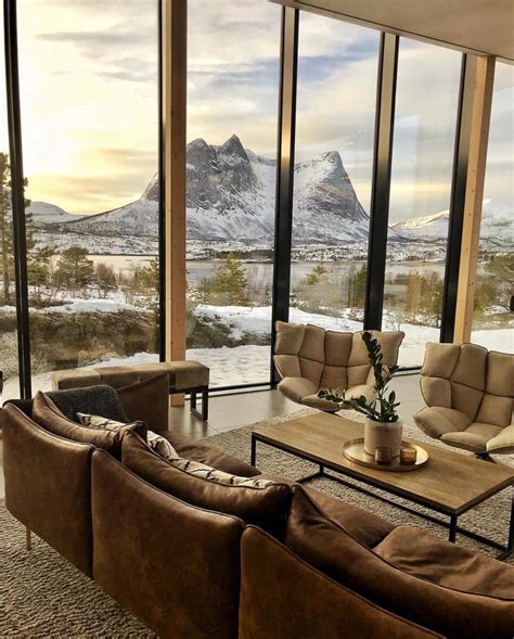 Living Room With A View Efjord Norway Rcozyplaces