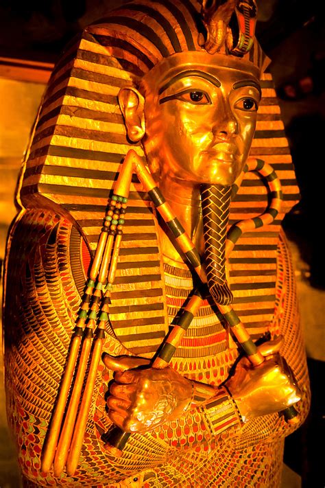 King Tut Sarcophagus Egyptian Museum Cairo Egypt Blaine Harrington Iii