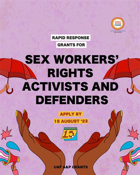 Rapid Response Grants For Sex Workers Rights Activists And Defenders By Urgent Action Fund Asia