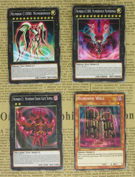 18pcs Yugioh Zexal Anime Special Cards New Order Number Ic1000 Free