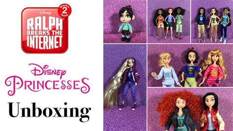 Ralph Breaks The Internet Disney Princess Dolls Unboxing And Review Youtube