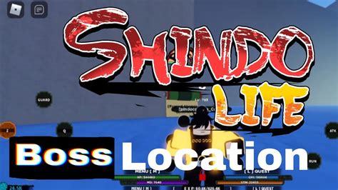 Shindo Life Boss Locations In Ember Village Youtube