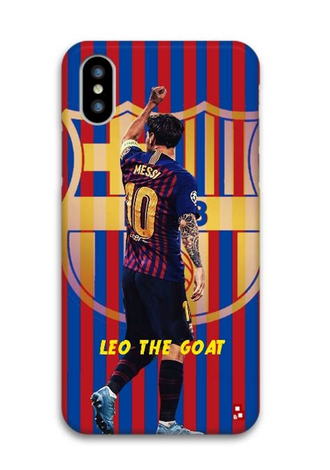 Leo Messi The Goat Barcelona Phone Cover Bakedbricks