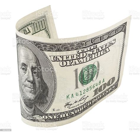 One Hundred Dollar Banknote With Clipping Path Stock Photo Download