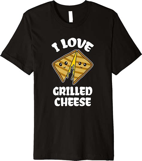 I Love Grilled Cheese Premium T Shirt Clothing Shoes