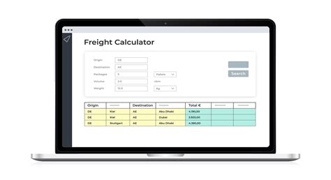 Freight Calculator Shipsta
