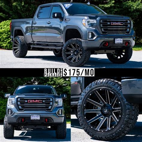 Lifted 2019 Gmc Sierra 1500 At4 With 22×12 Fuel Contra Wheels And 4