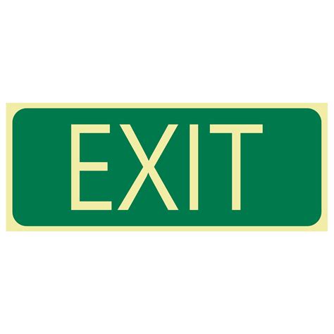 Exit Sign Symbols On Plans