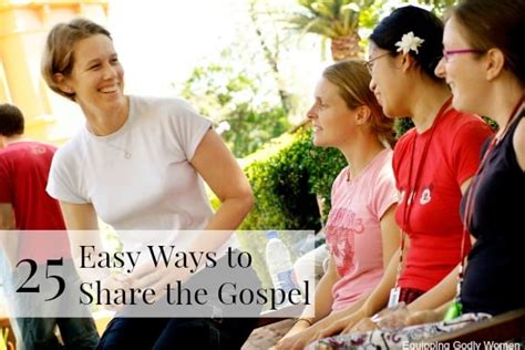 That jesus is amazing and that a relationship with him will change your entire life. 25 Easy Ways to Share the Gospel