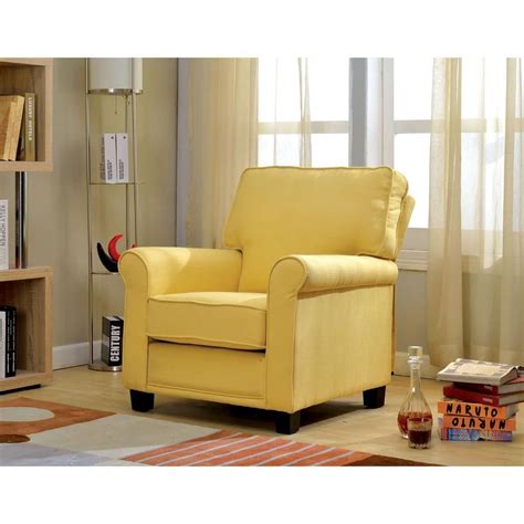 Williams Home Furnishing Yellow Belem Transitional Accent Chair