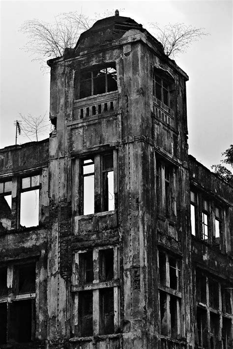 Historical Heritage Black And White Building Abandoned