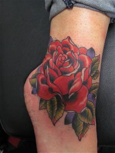Outline rose tattoo on ankle for girls. Rose Tattoos On Ankle || Tattoo from Itattooz