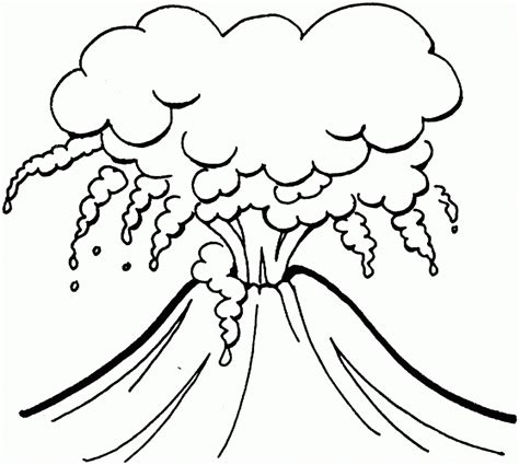 Let's start by understanding what a volcano is? Volcano Drawing | Free download on ClipArtMag