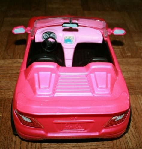 Barbie Glam Convertible Pink Car Mattel 2 Seats Shine Vehicle Girls Ebay