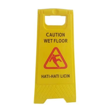 Lantai licin wet floor sign. CAUTION SIGN STANDARD HATI HATI LICIN - Papan ...