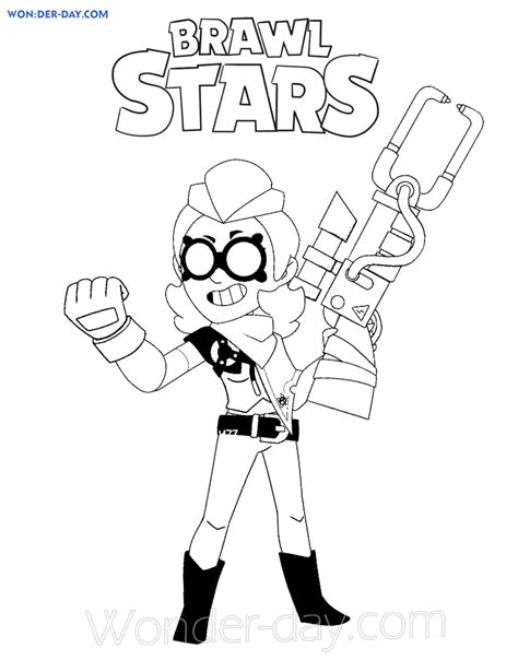 Dibujos De Belle Brawl Stars Para Colorear Wonder Images And Photos