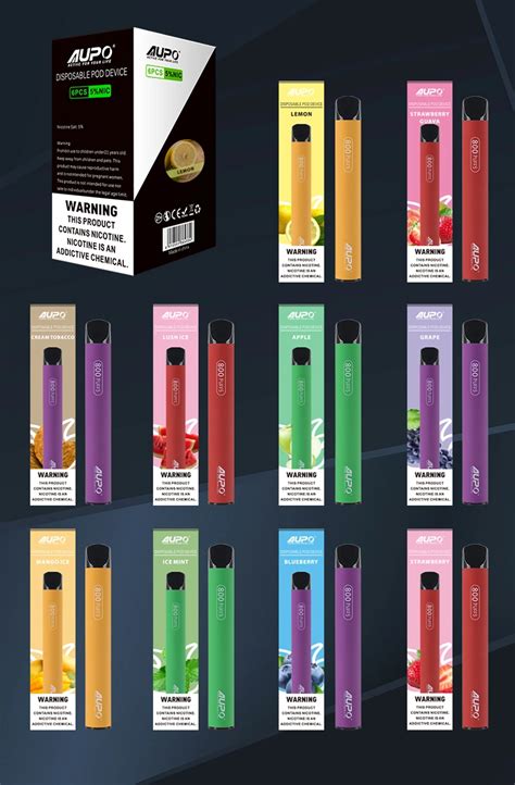 China Aupo Puffs Nicotine Fruit Flavors And Taste Vape Pen Kit
