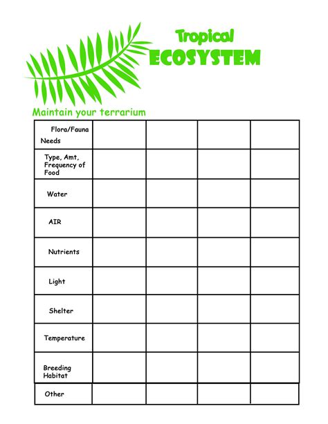 This blog was created to support young parents and teachers to make. Collection of Ecosystems For Kids Worksheets - Sharebrowse