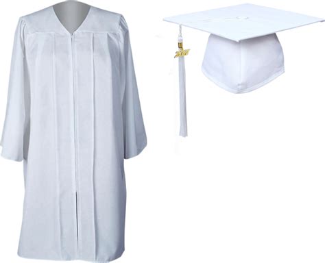 Download Hd Graduation Gowns White Graduation Toga Png Transparent