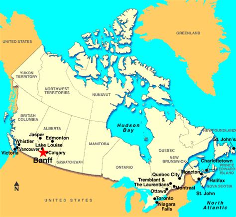 Canada Map Banff Share Map